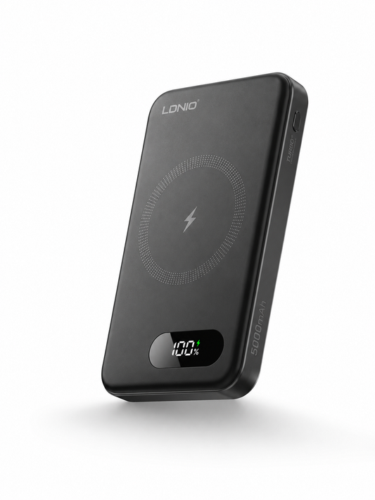 LDNIO Magnetic Wireless Power Bank 5,000mAh